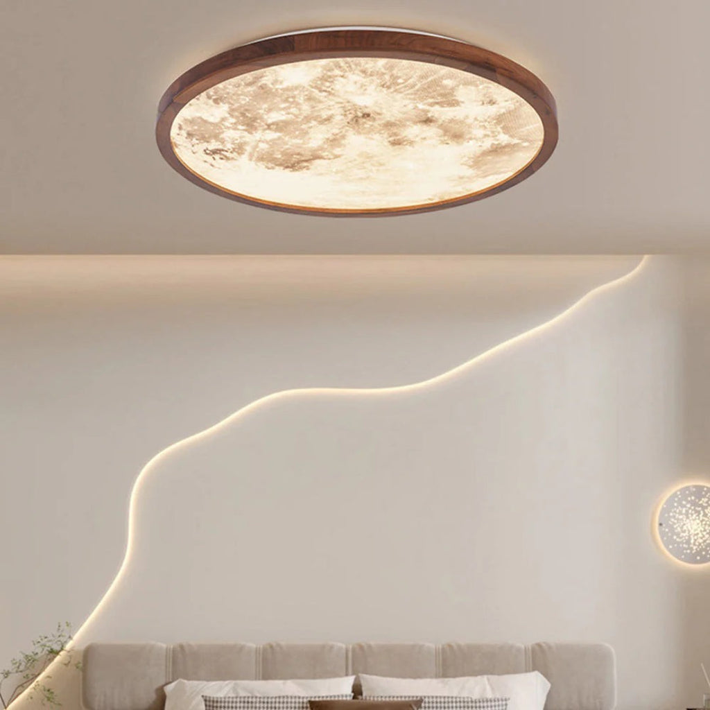Modern Moon LED Ceiling Light