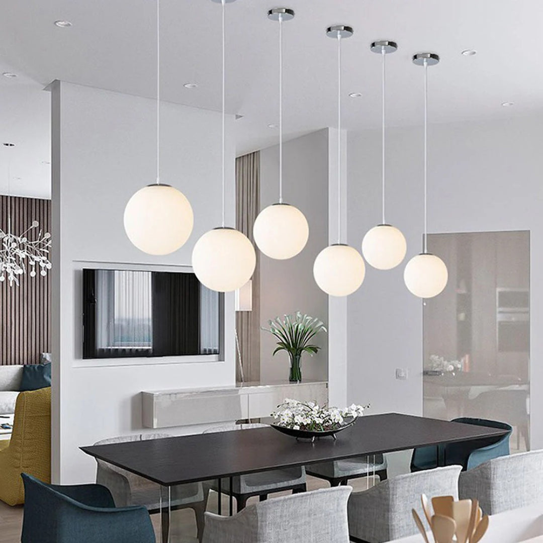 Triple Globe Pendant Light