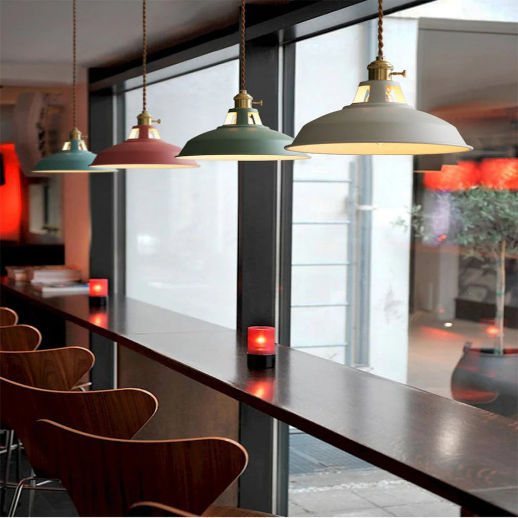Industrial Metal Pendant Light