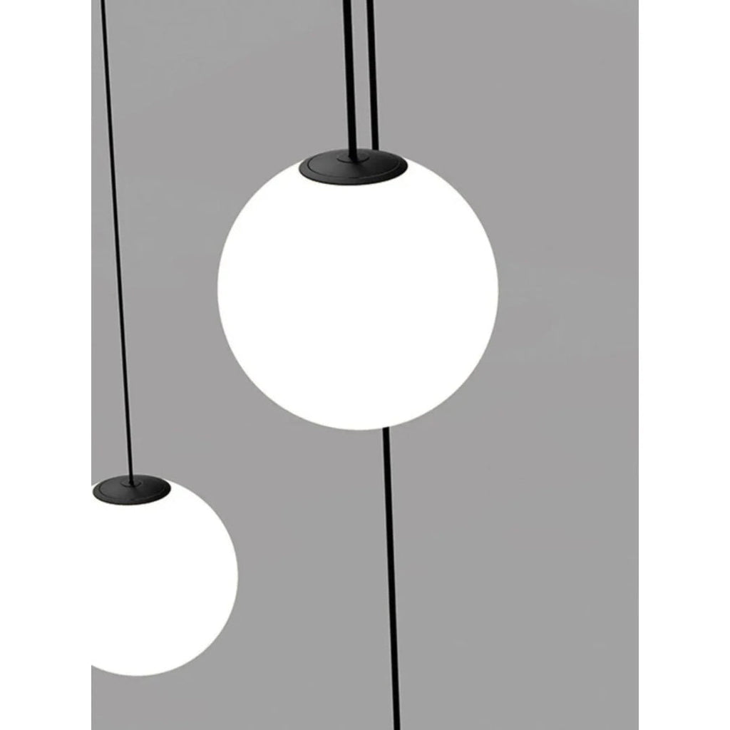 Minimalist Round Glass Pendant Light