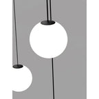 Minimalist Round Glass Pendant Light