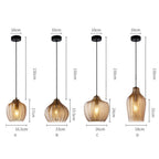 Woven Glass Pendant Light