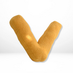 Velvet Alphabet Throw Pillow With Letters A To Z