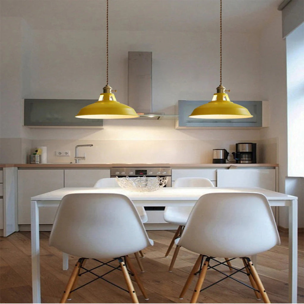 Industrial Metal Pendant Light
