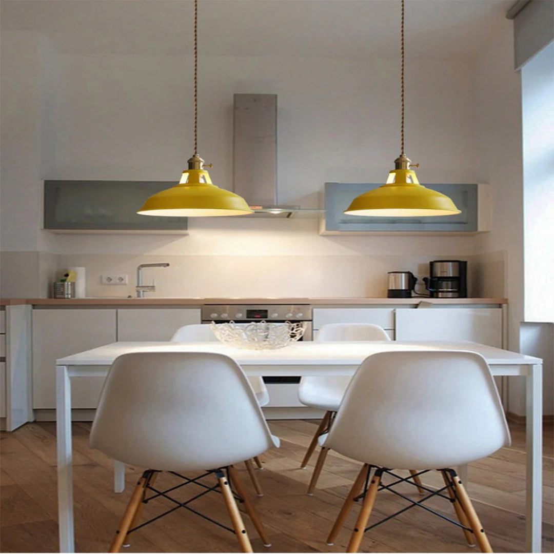 Industrial Metal Pendant Light
