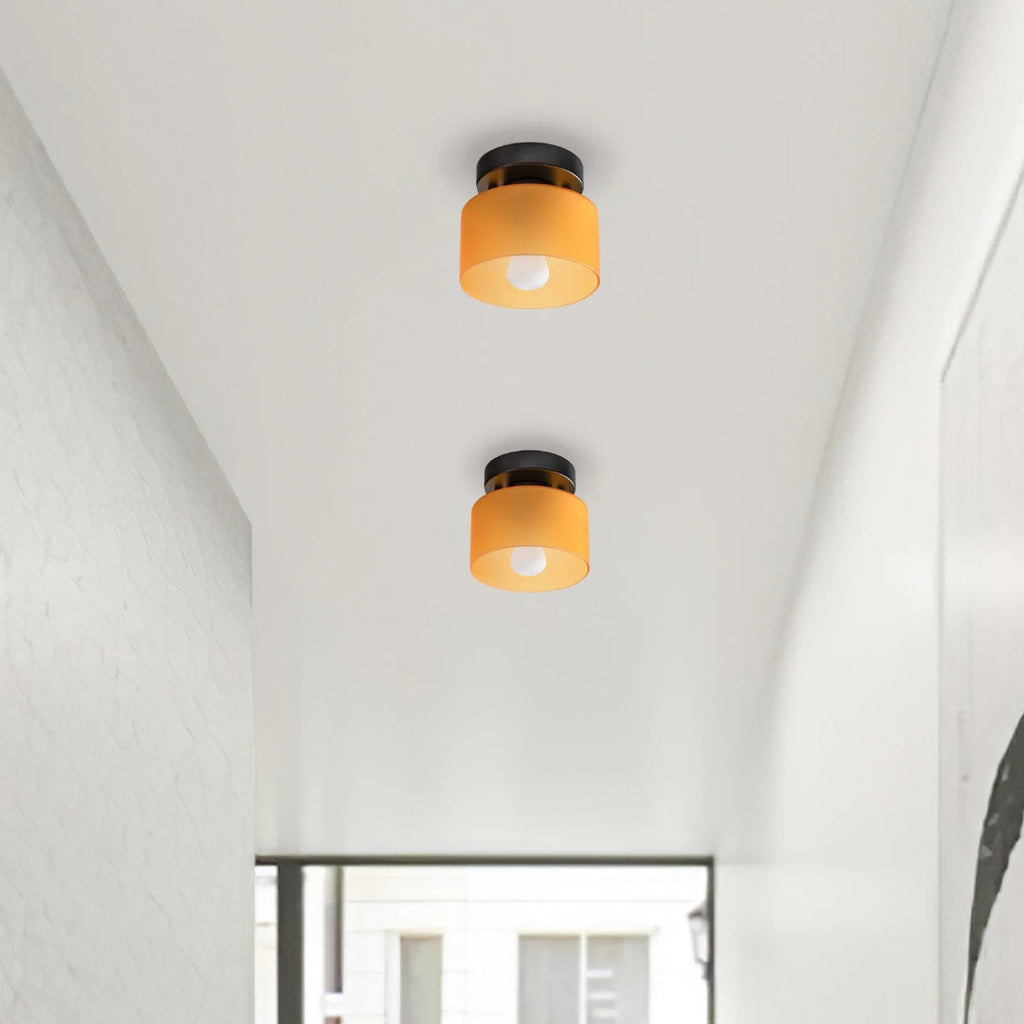 Vintage Fabric Ceiling Light