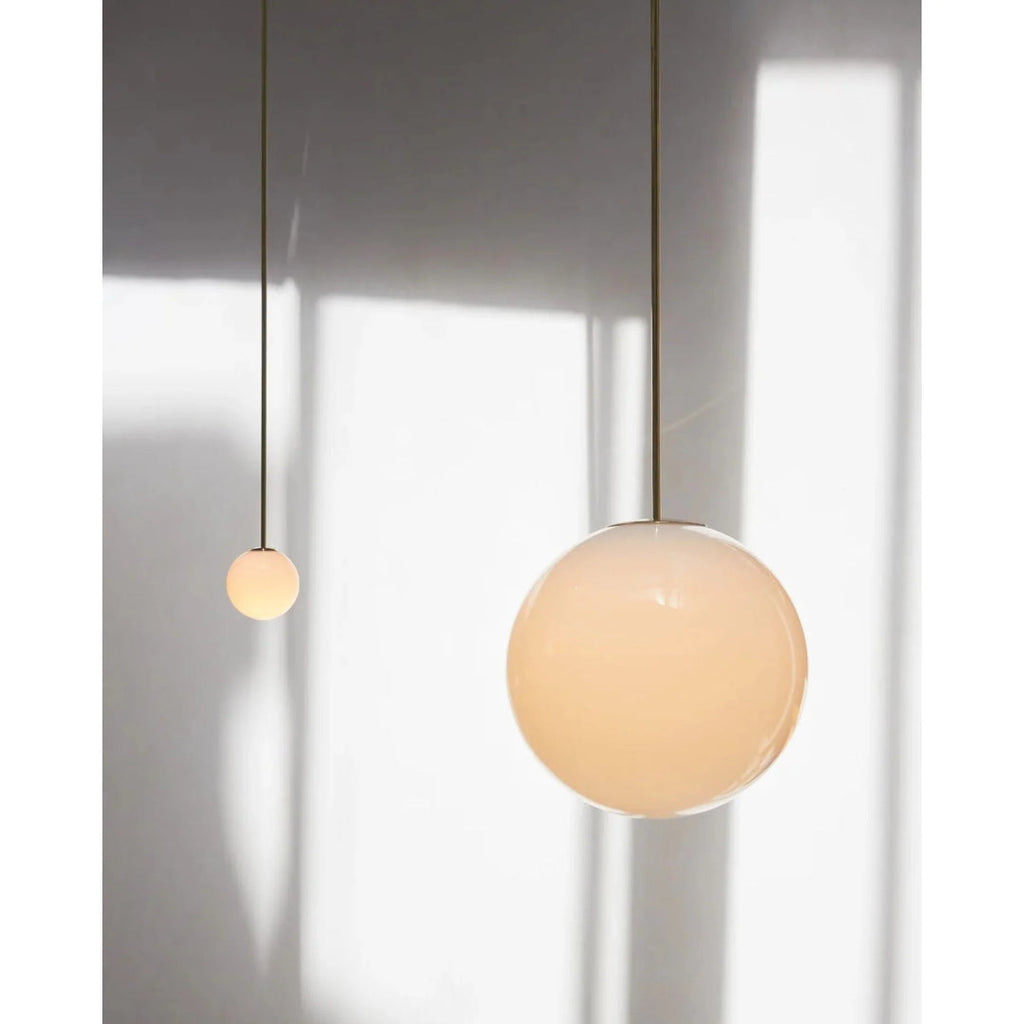 Minimalist Round Glass Pendant Light