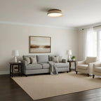 Minimalist Ceiling Lamp – Natural Finish Warm Interior Accent Design