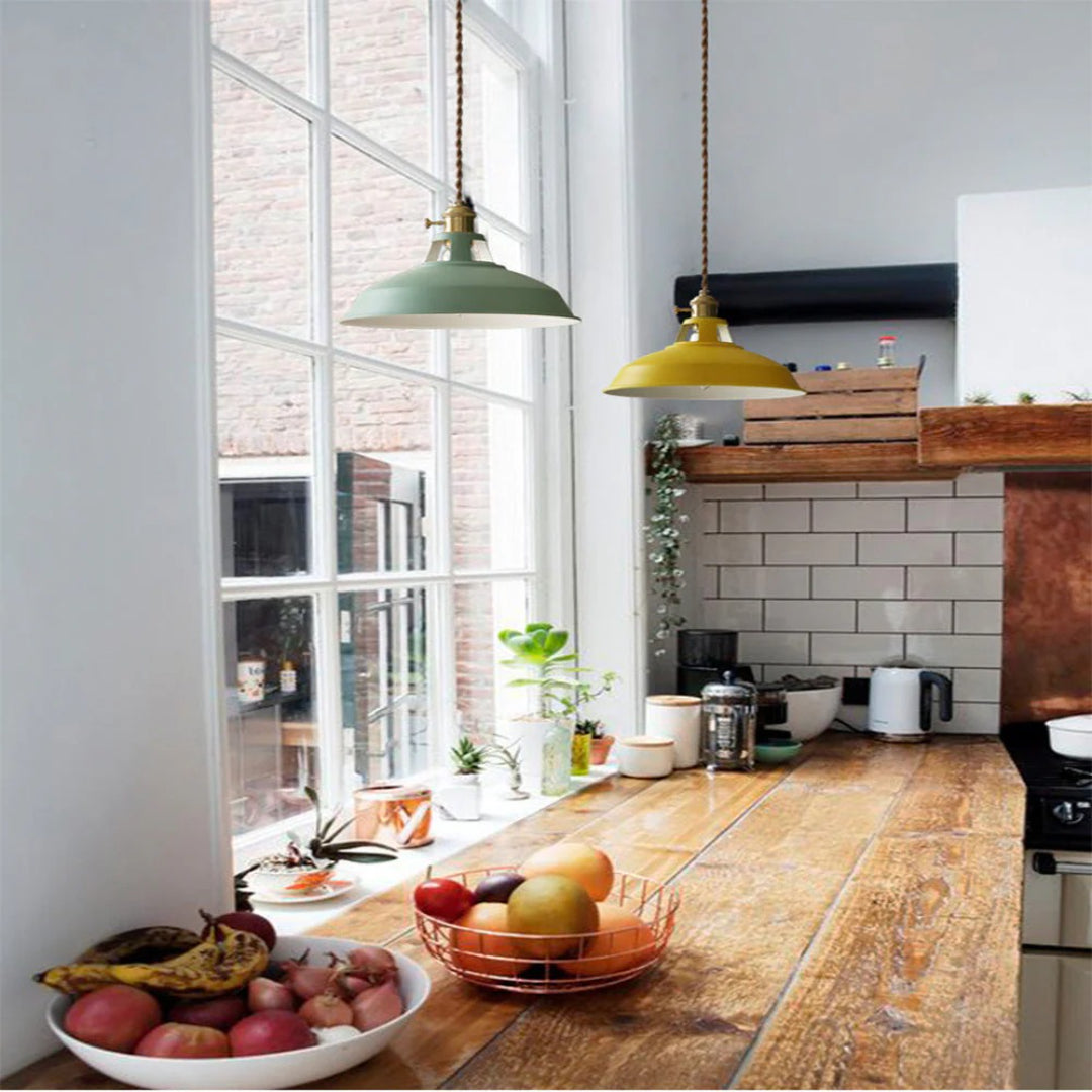 Industrial Metal Pendant Light