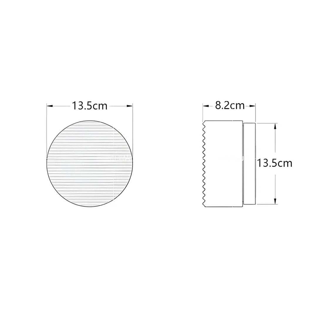 Round Wall Lamp – Amber Glass Minimalist Modern Accent Lighting