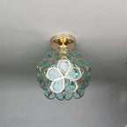 Green Glass Retro Pendant Lamp – Lismeno Vintage Style