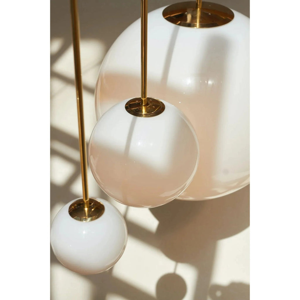 Minimalist Round Glass Pendant Light