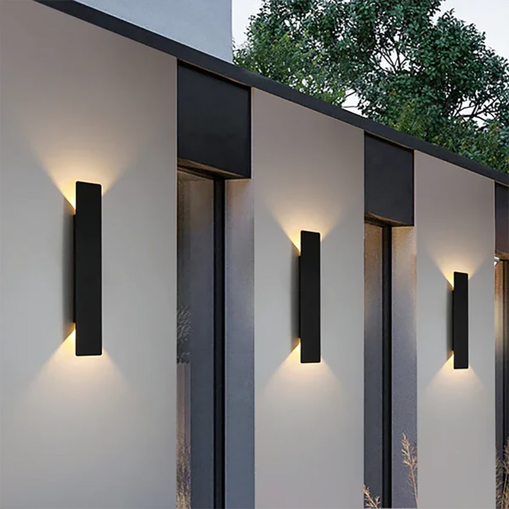 Waterproof LED Strip Wall Lamp – Slim Architectural Up Down Exterior Design