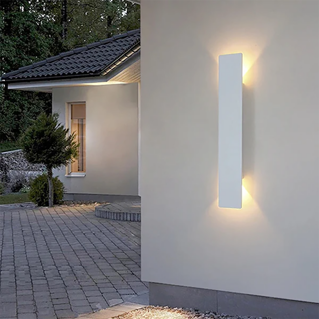 Waterproof LED Strip Wall Lamp – Slim Architectural Up Down Exterior Design