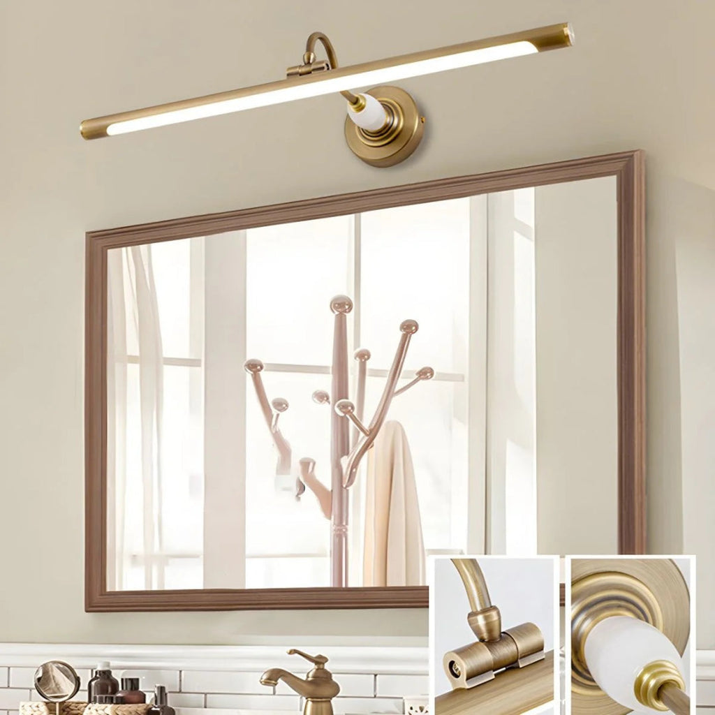 Linear Brass Wall Light