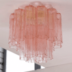 Flush Mount Ceiling Light Murano Glass Metal | Star Shape Cascade Style | Refined Soft Light Diffusion for Interior Spaces