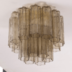 Flush Mount Ceiling Light Murano Glass Metal | Star Shape Cascade Style | Refined Soft Light Diffusion for Interior Spaces