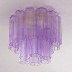 Flush Mount Ceiling Light Murano Glass Metal | Star Shape Cascade Style | Refined Soft Light Diffusion for Interior Spaces