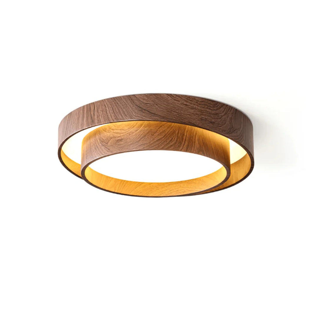 Japandi Wooden Ceiling Light