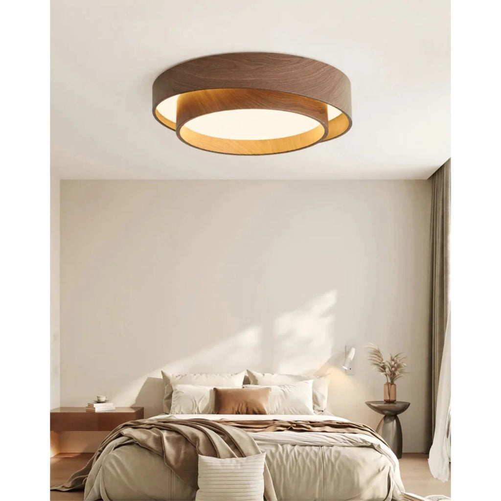 Japandi Wooden Ceiling Light