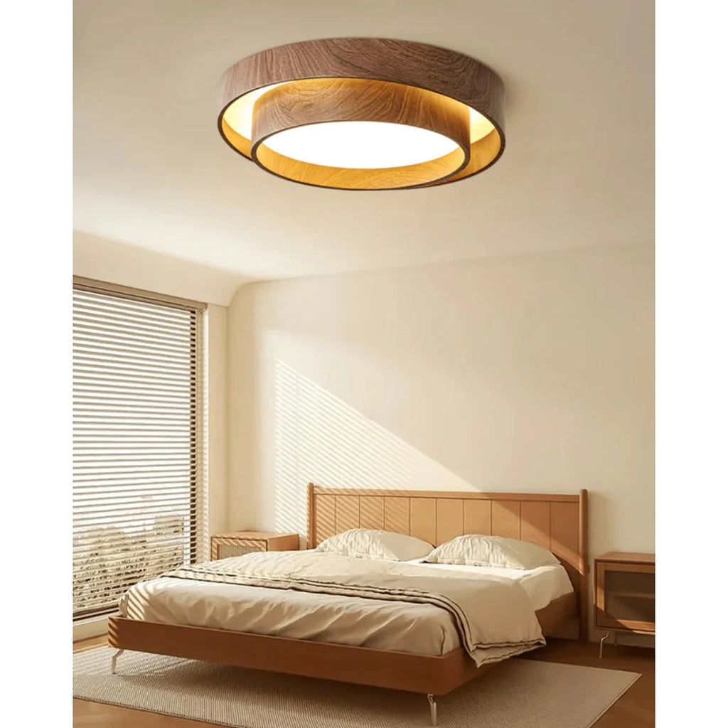 Japandi Wooden Ceiling Light