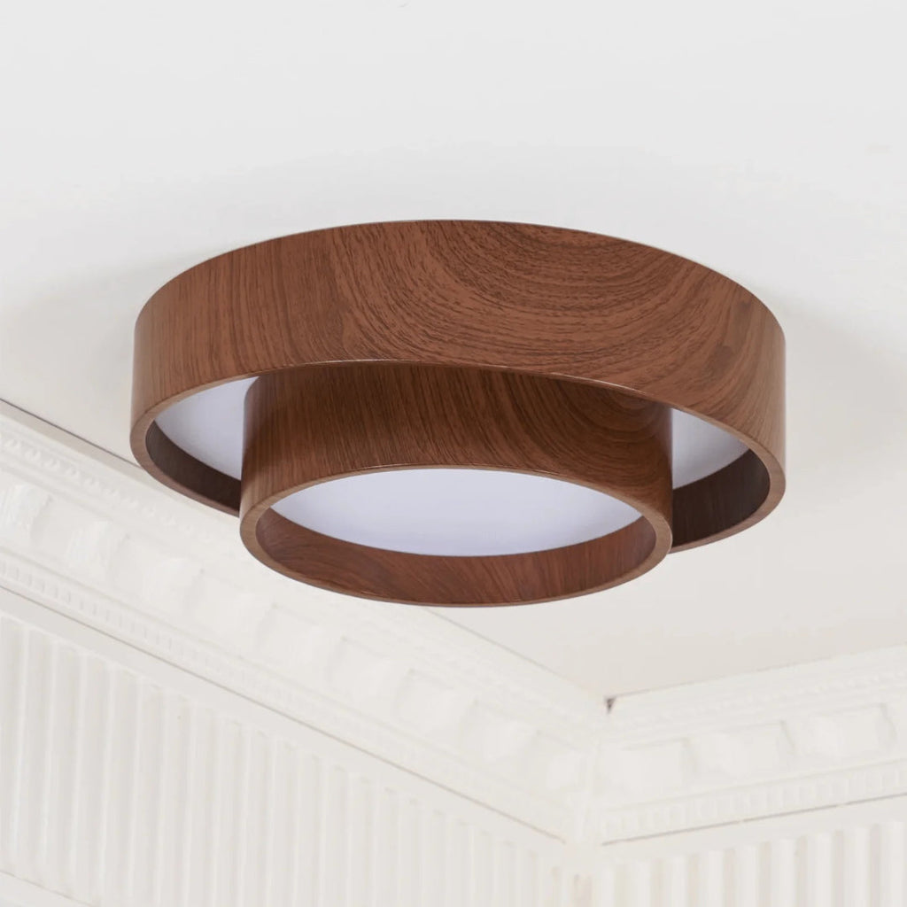 Japandi Wooden Ceiling Light
