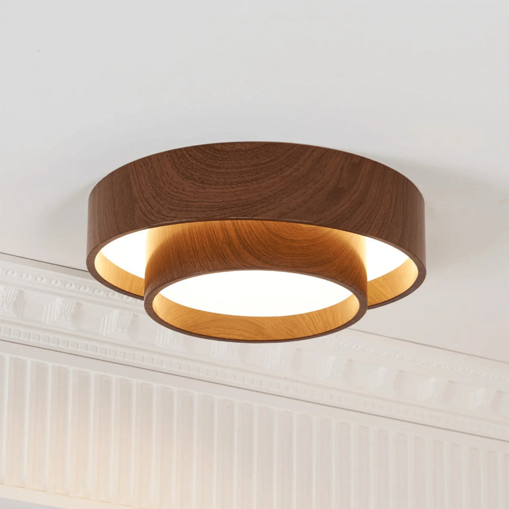 Japandi Wooden Ceiling Light