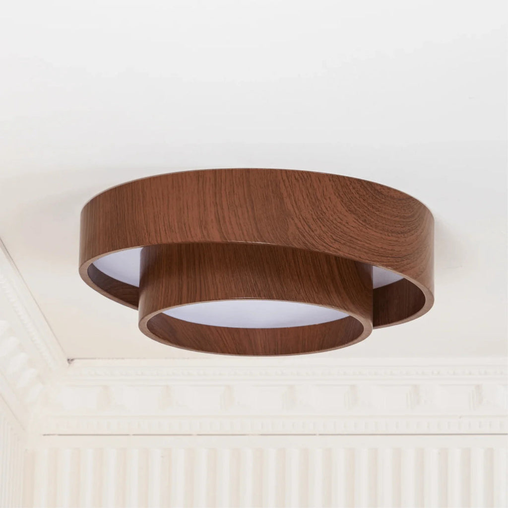 Japandi Wooden Ceiling Light