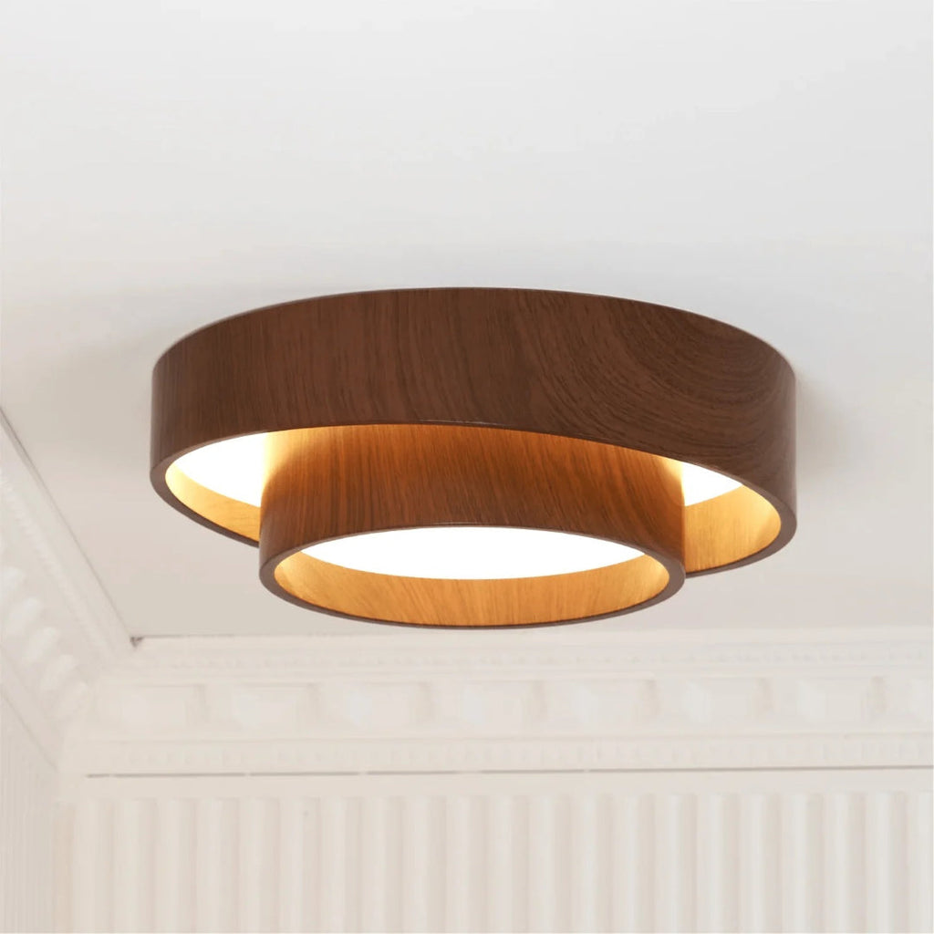 Japandi Wooden Ceiling Light