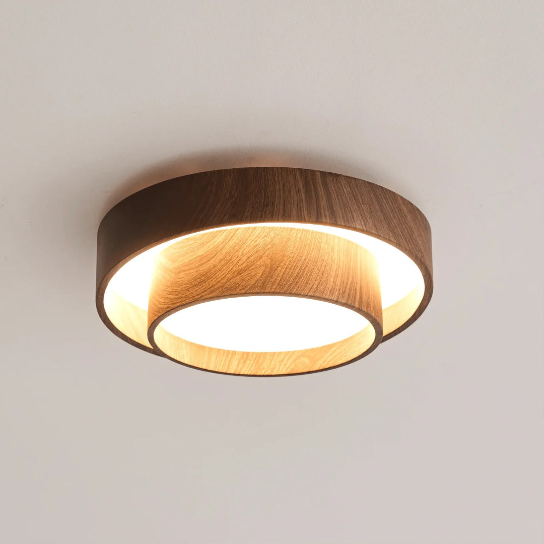 Japandi Wooden Ceiling Light
