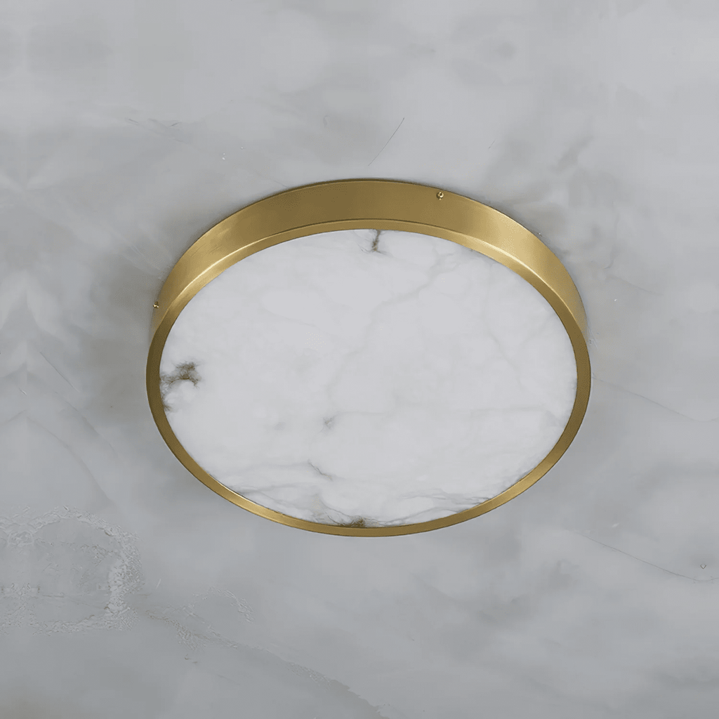 Calista Alabaster Ceiling Light-Neutral Decor