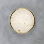 Calista Alabaster Ceiling Light-Neutral Decor