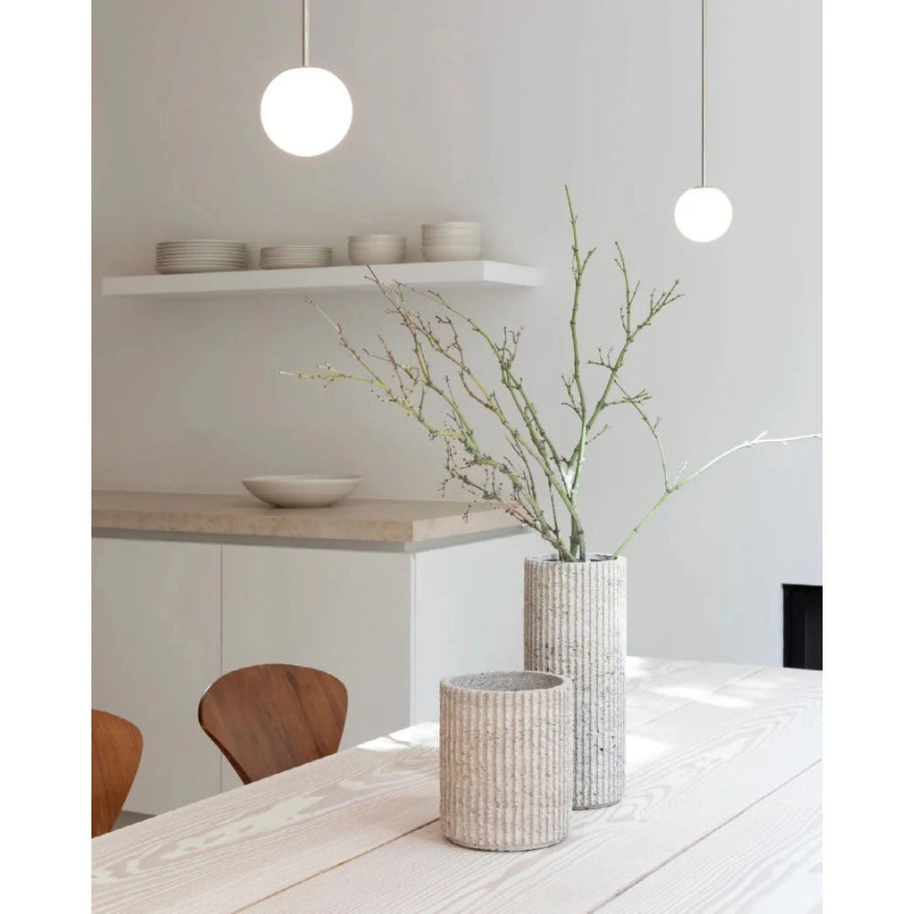 Minimalist Round Glass Pendant Light