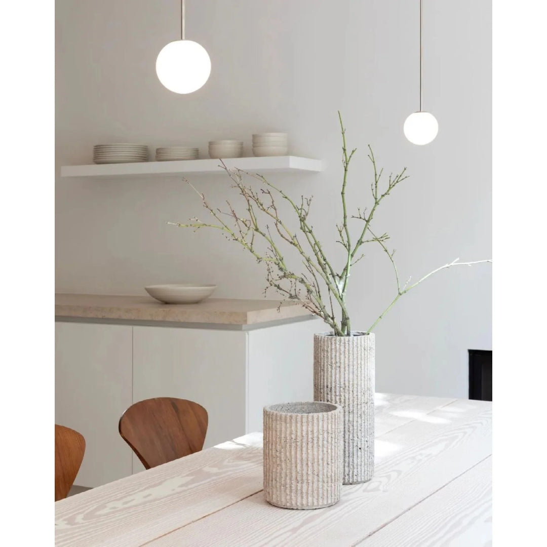 Minimalist Round Glass Pendant Light