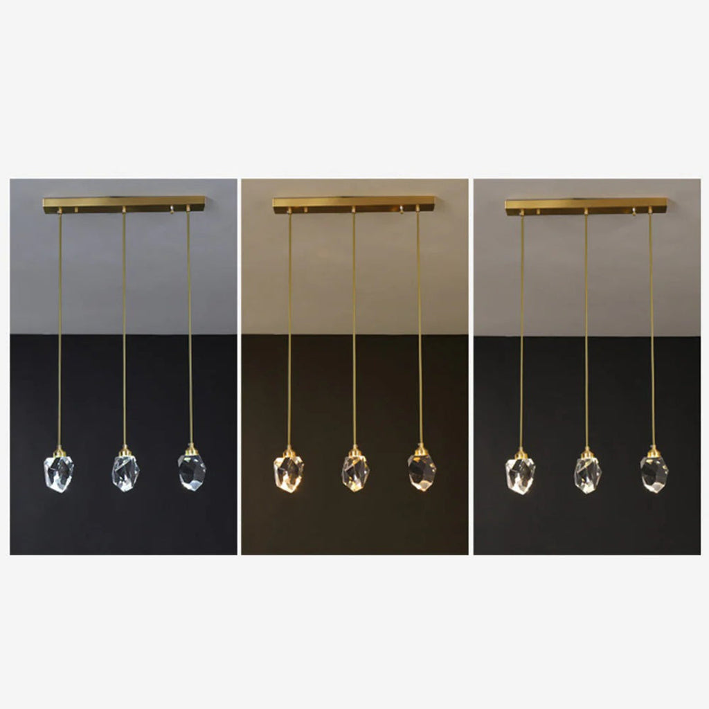 Crystal Brass Pendant Light