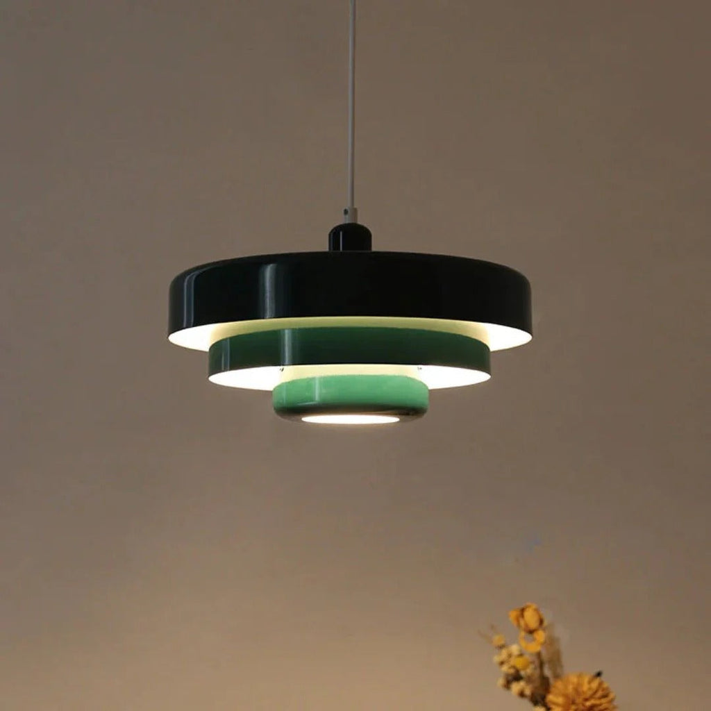 Layered Metal Pendant Light