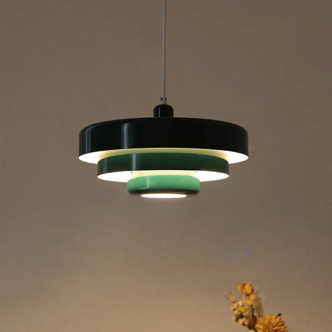Layered Metal Pendant Light