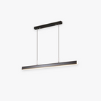 Thala Suspension Linéaire Moderne Noir/Marron Salon - Neutralighting