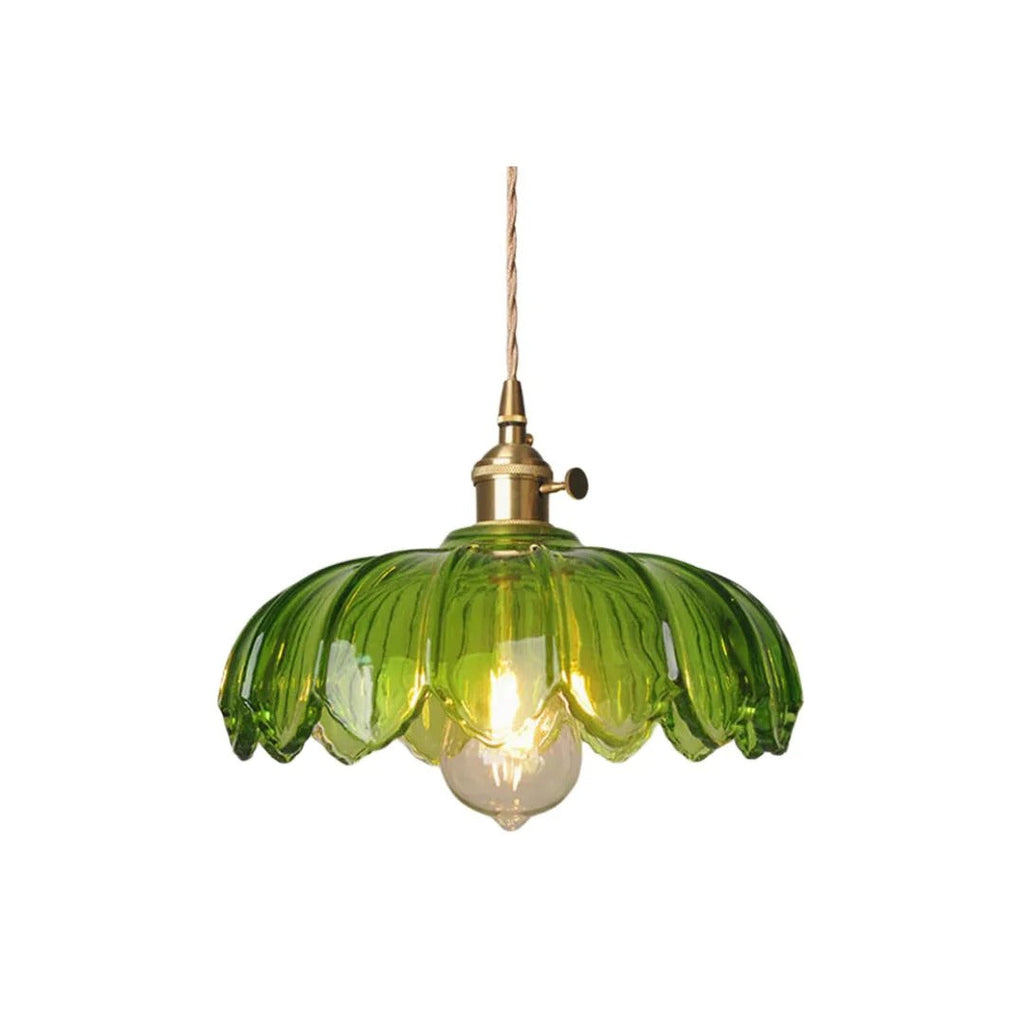 Retro Floral Pendant Light