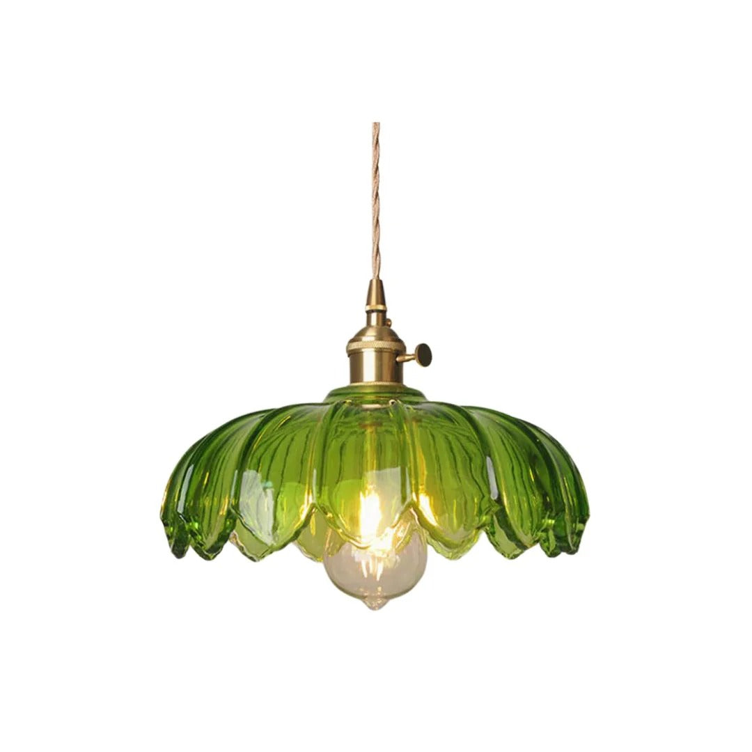 Retro Floral Pendant Light
