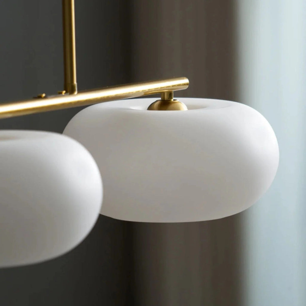 Linear Triple Glass Pendant Light