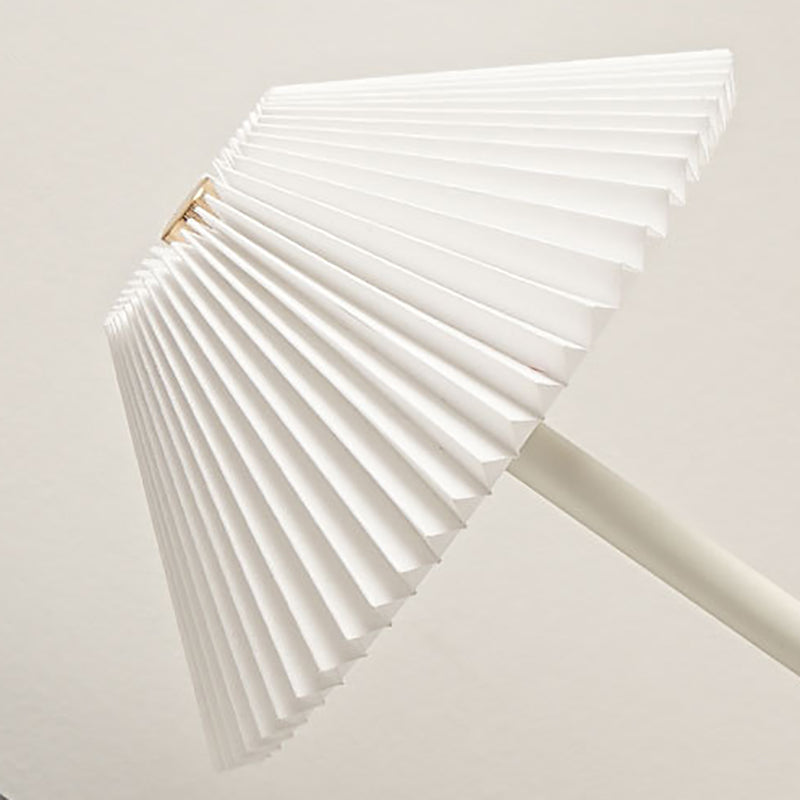 Table Lamp Brass Fabric | Scandinavian Modern Style | Cordless Rechargeable 2000mAh Battery | 3-Color Switch Ambient Glow