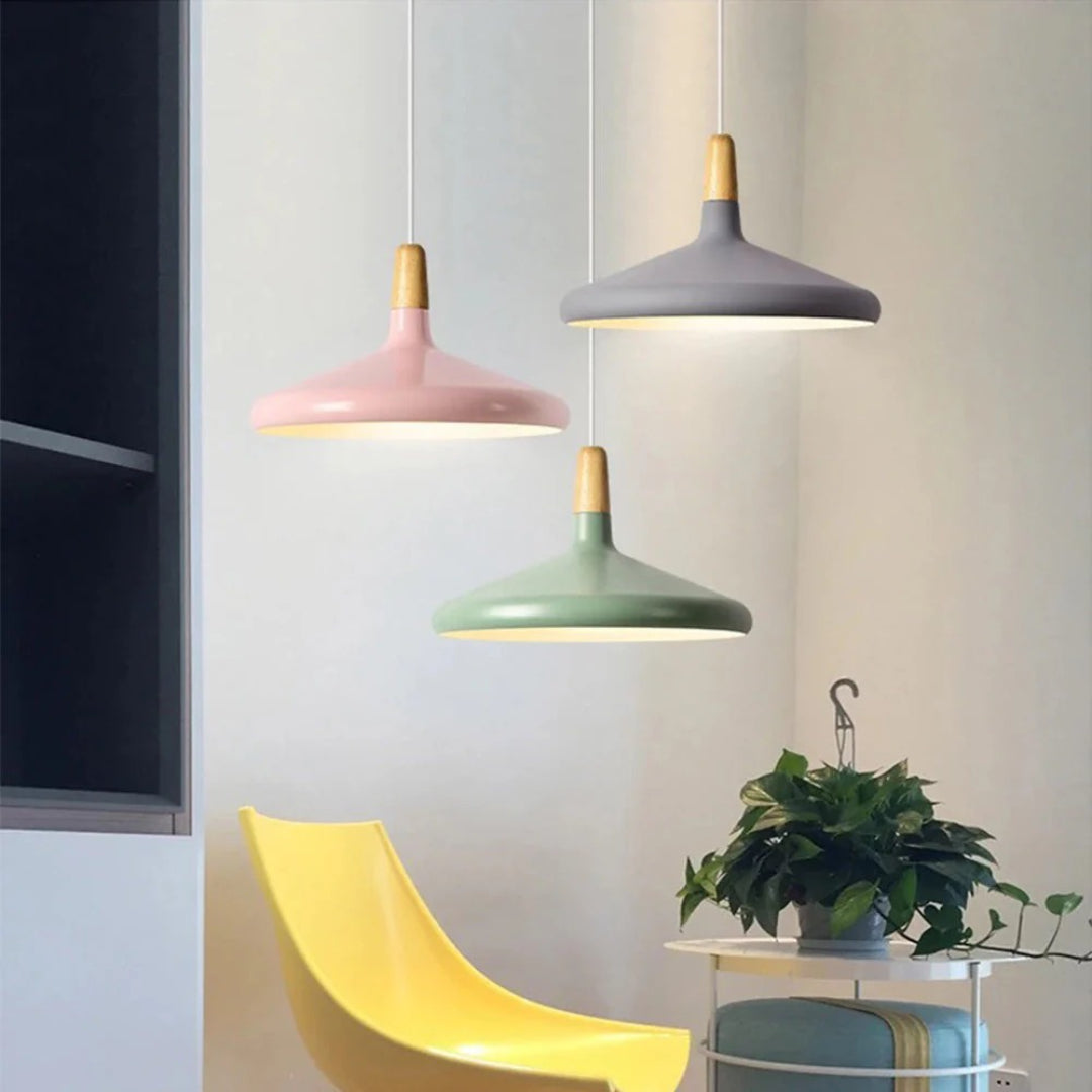 Scandinavian Wooden Pendant Light
