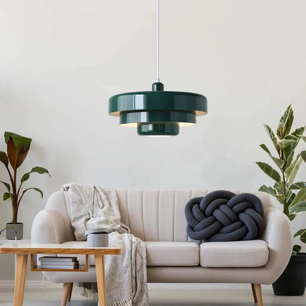 Layered Metal Pendant Light