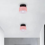 Vintage Fabric Ceiling Light