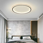LED Ceiling Light Aluminium and Iron | Minimalist Scandinavian Style | Soft Ambient Glow for Living Spaces and Bedrooms