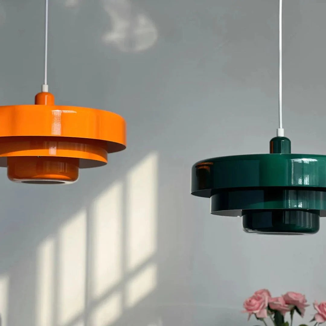 Layered Metal Pendant Light