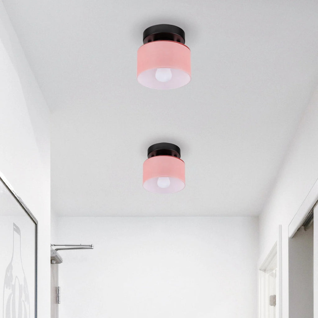 Vintage Fabric Ceiling Light