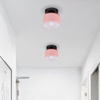 Vintage Fabric Ceiling Light