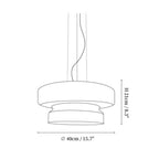 Modern Amber Glass Pendant Light